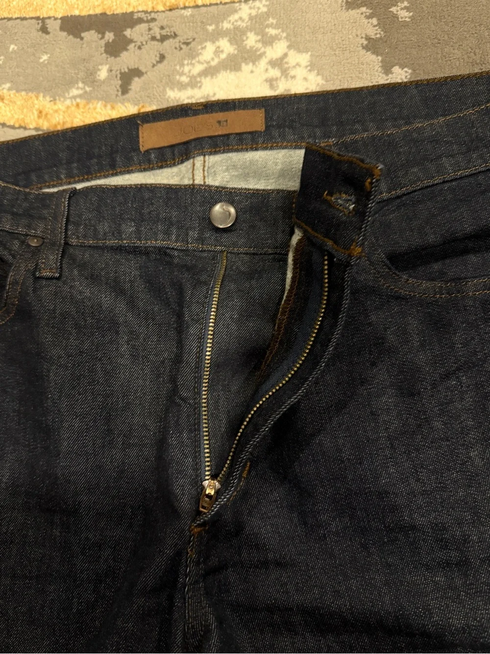 Joe’s Jeans Elliot Blue Dark Wash Denim Straight Fit Jeans Mens Size 38 x 34